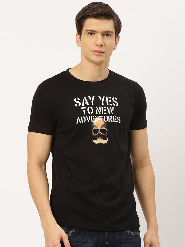Adventures Black T-Shirt - The Chambal