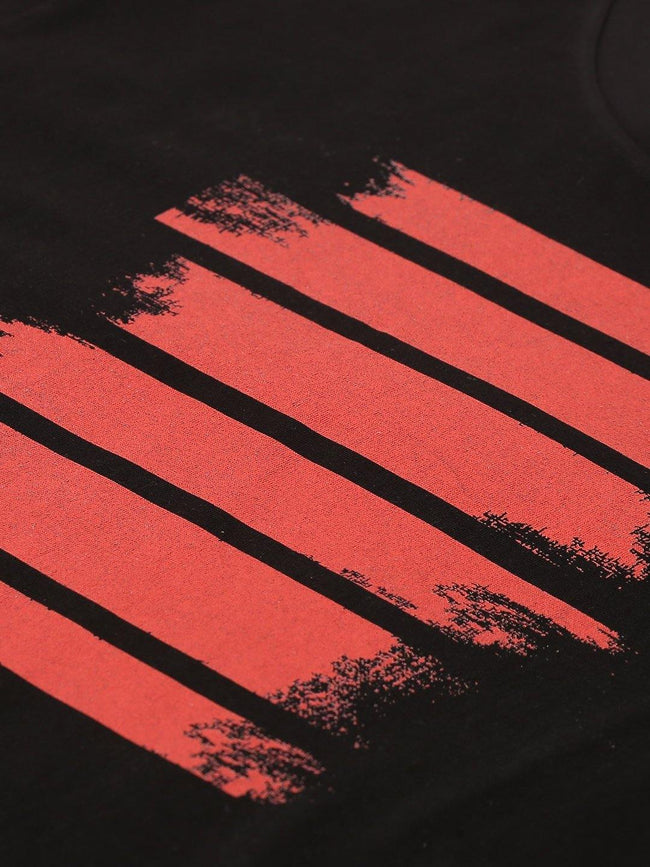 Abstract Black T-Shirt - The Chambal