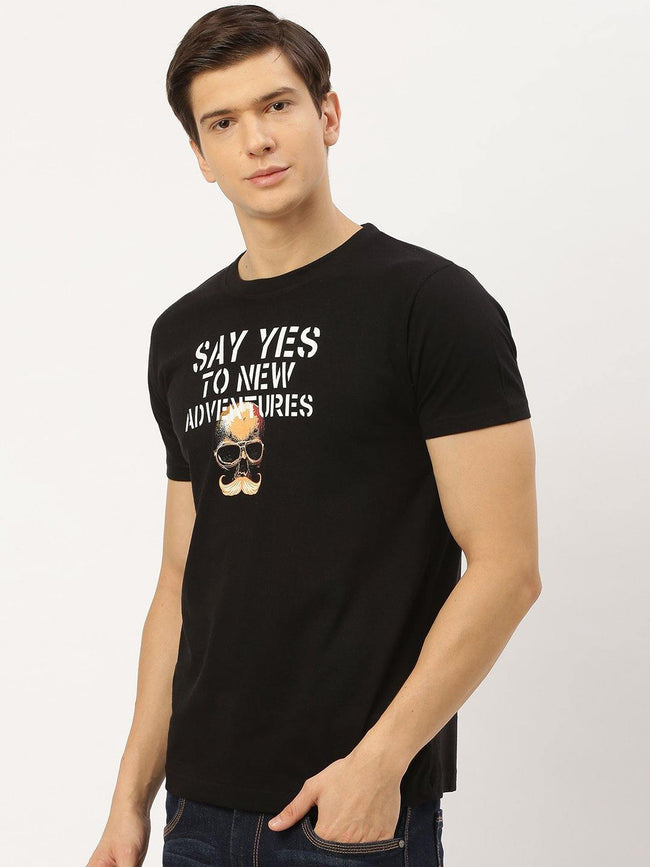 Adventures Black T-Shirt - The Chambal