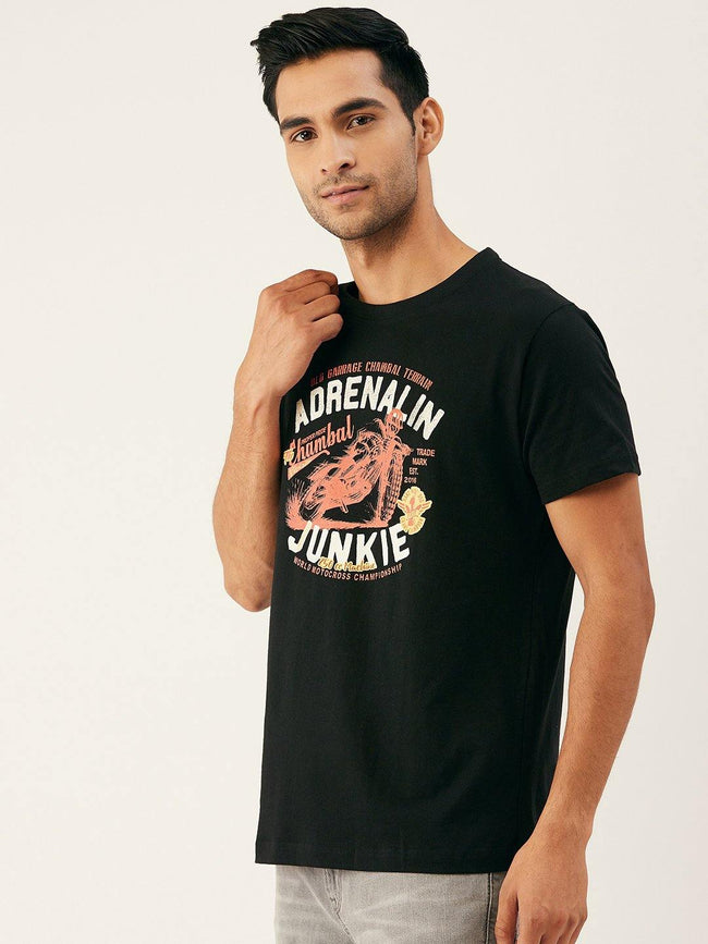 Junkie Black T-Shirt - The Chambal