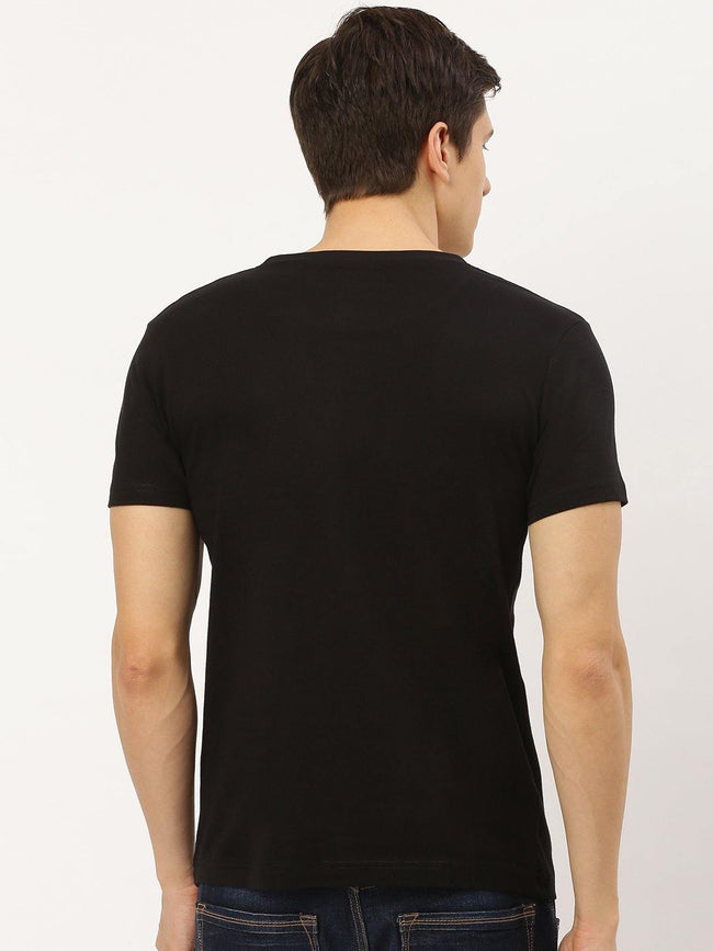 Abstract Black T-Shirt - The Chambal