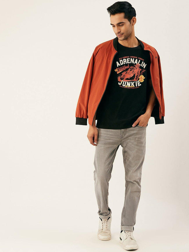 Junkie Black T-Shirt - The Chambal
