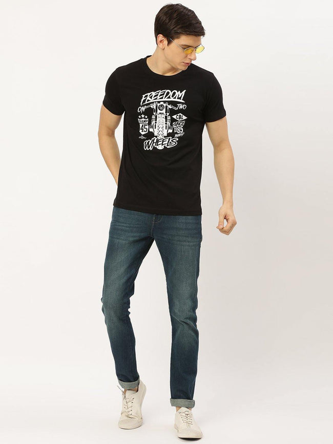 Freedom Wheels Black T-Shirt - The Chambal