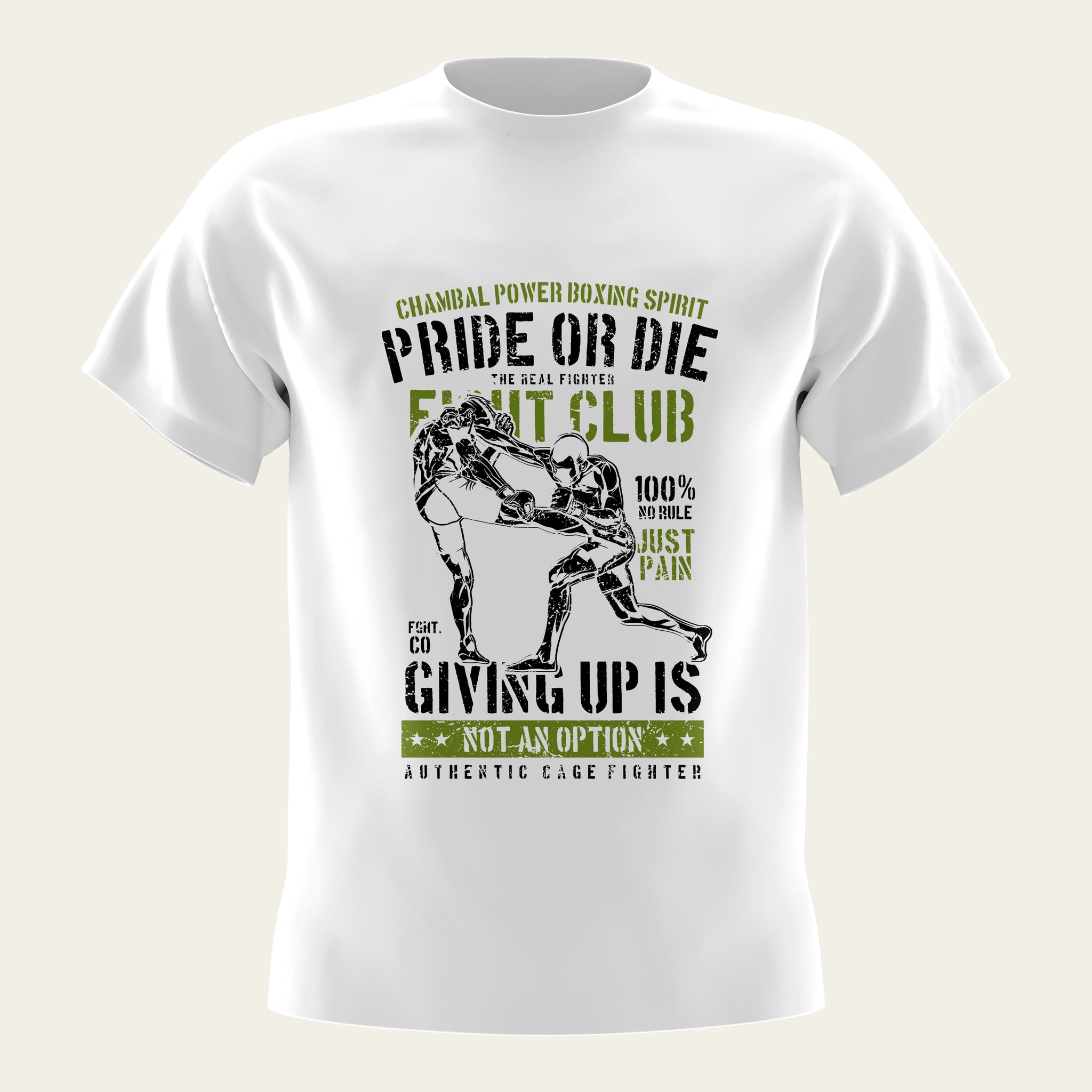 Pride or Die Round Neck T-Shirt The Chambal®
