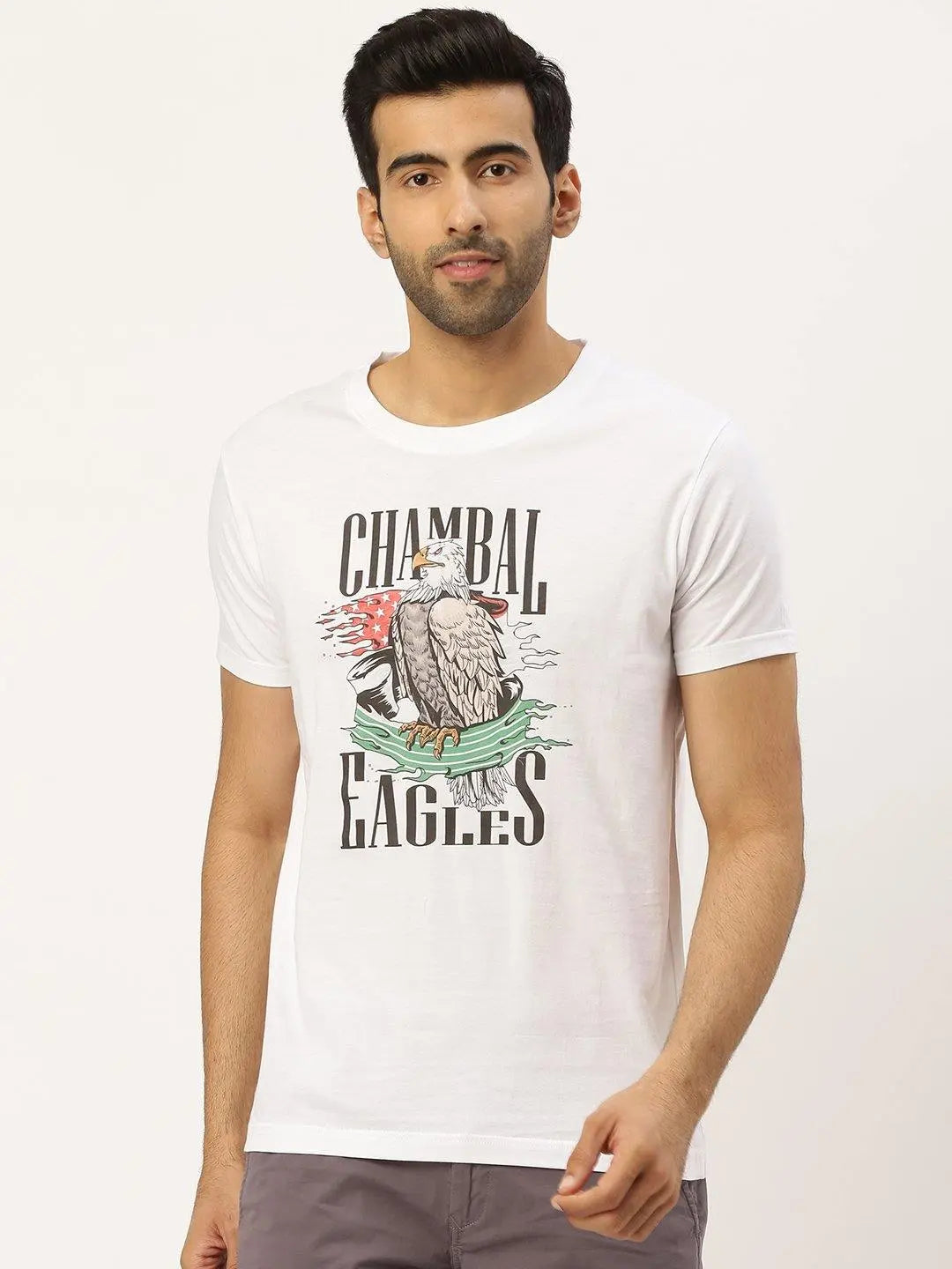 Chambal Eagles White T-Shirt - The Chambal