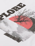 Midnight Explore White T-Shirt - The Chambal