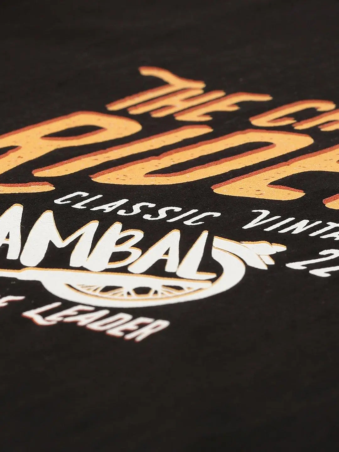 Follow The Leader Black T-Shirt - The Chambal