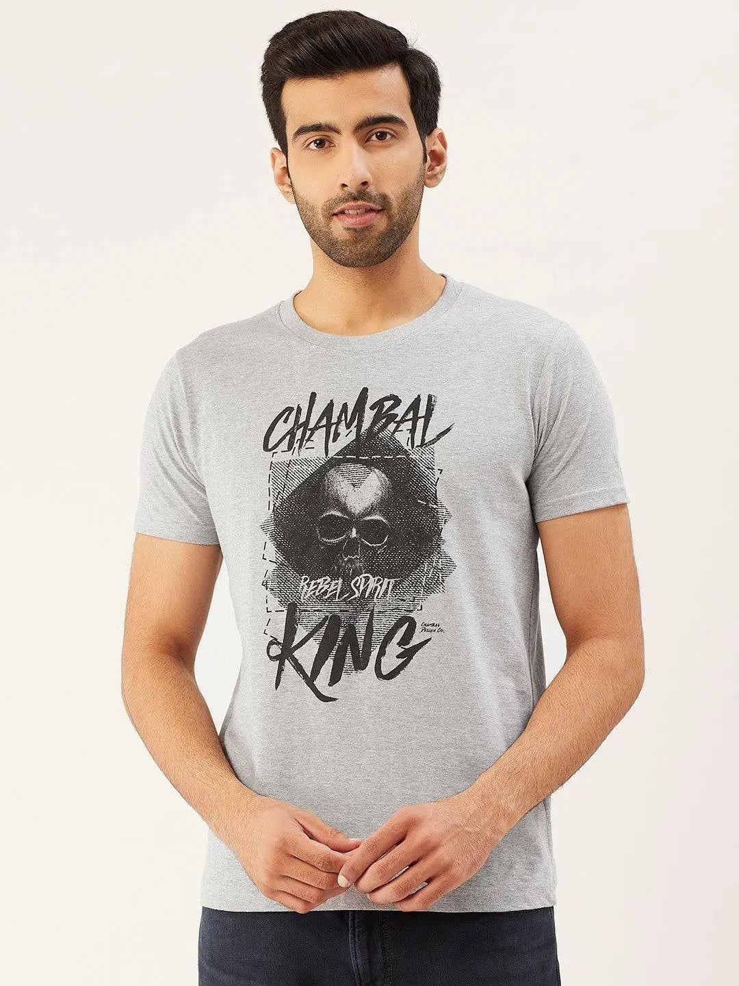 Chambal King Grey T-Shirt - The Chambal