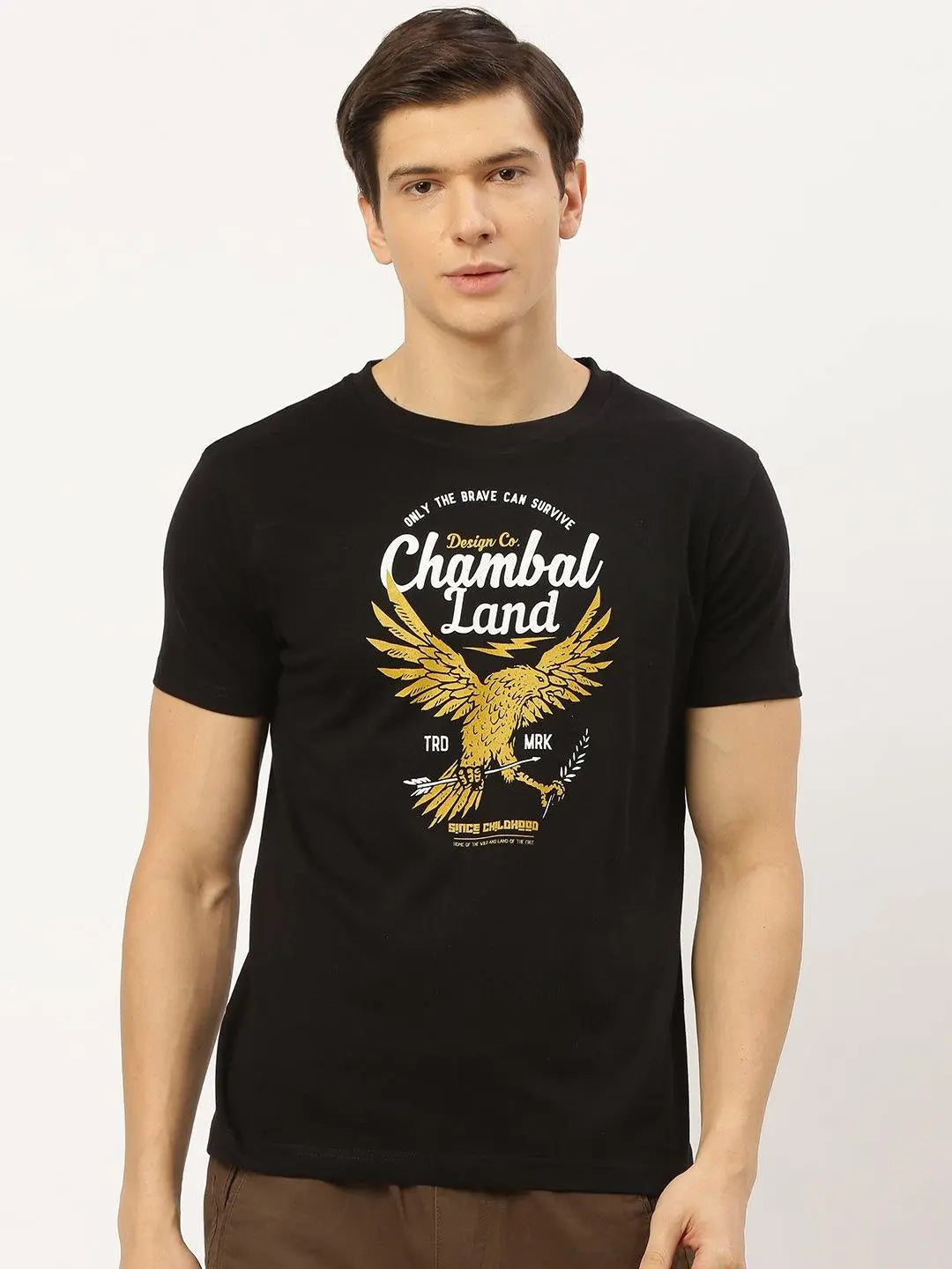 Chambal Land Black T-Shirt - The Chambal