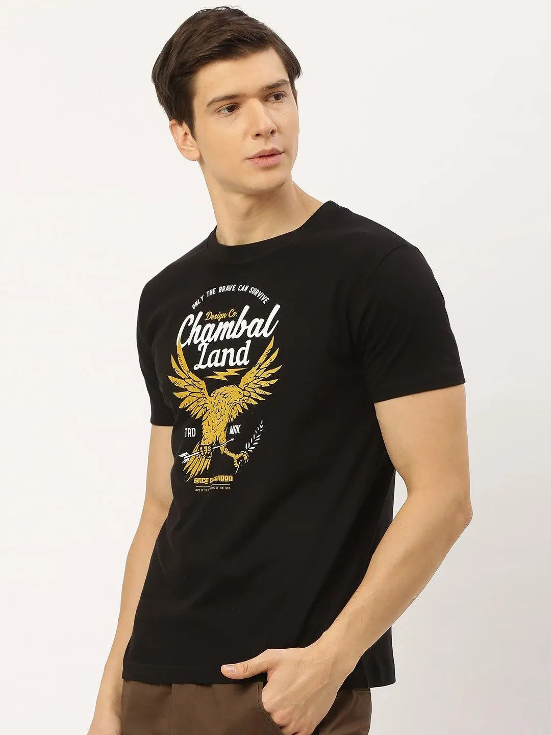 Chambal Land Black T-Shirt - The Chambal