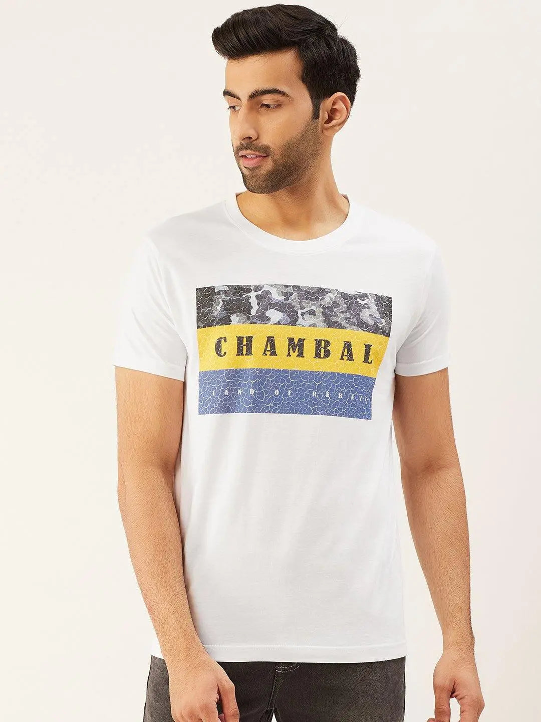 Land Of Rebel White T-Shirt - The Chambal