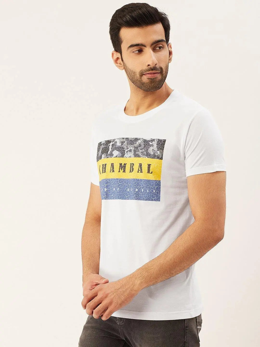 Land Of Rebel White T-Shirt - The Chambal