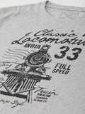 Locomotive Grey T-Shirt - The Chambal