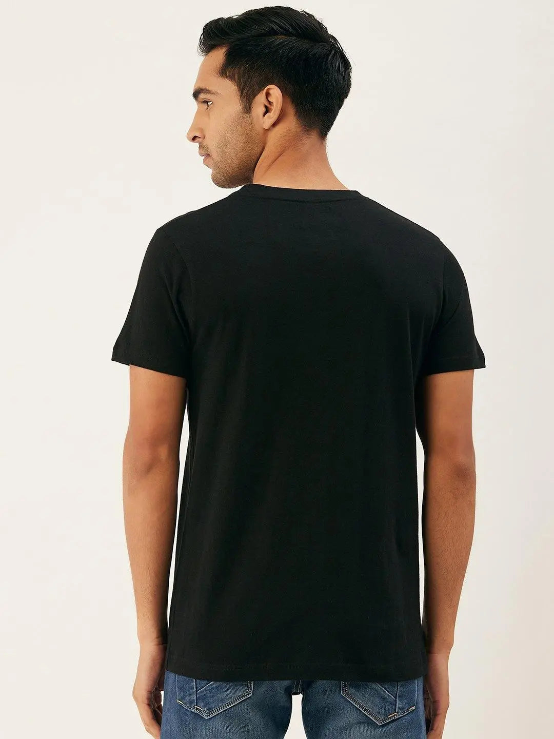 Moon Sliced Black T-Shirt - The Chambal