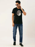 Moon Sliced Black T-Shirt - The Chambal