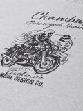 Moto Racing Grey T-Shirt - The Chambal
