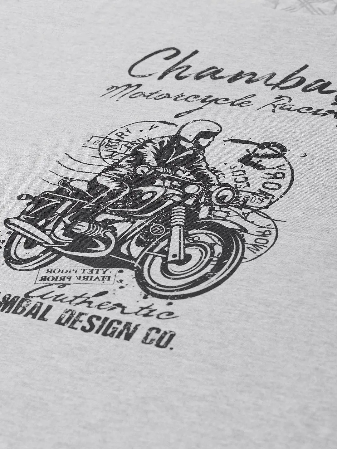 Moto Racing Grey T-Shirt - The Chambal