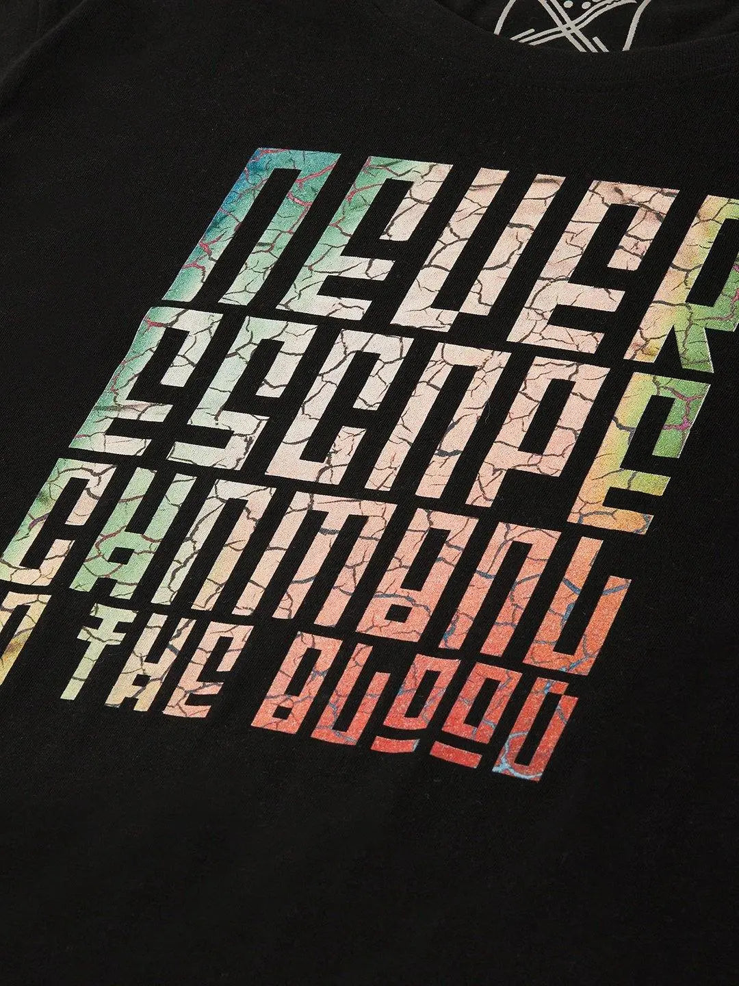Never Escape Black T-Shirt - The Chambal