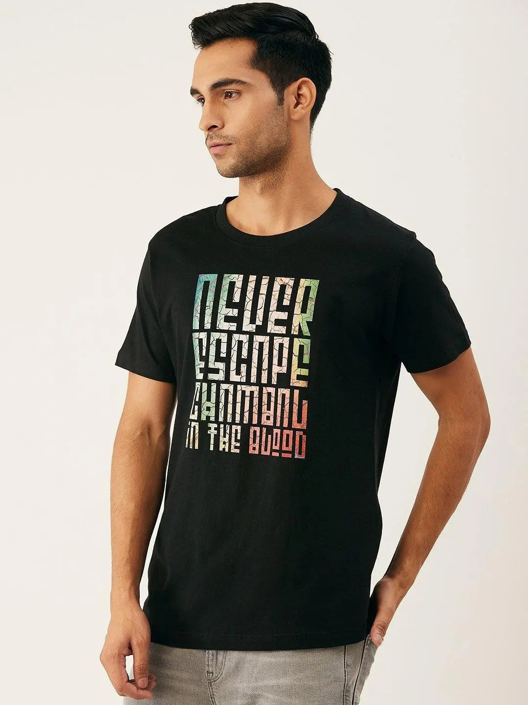 Never Escape Black T-Shirt - The Chambal
