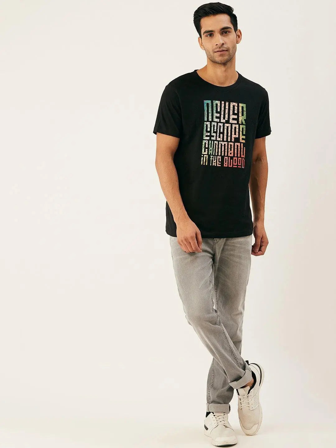Never Escape Black T-Shirt - The Chambal