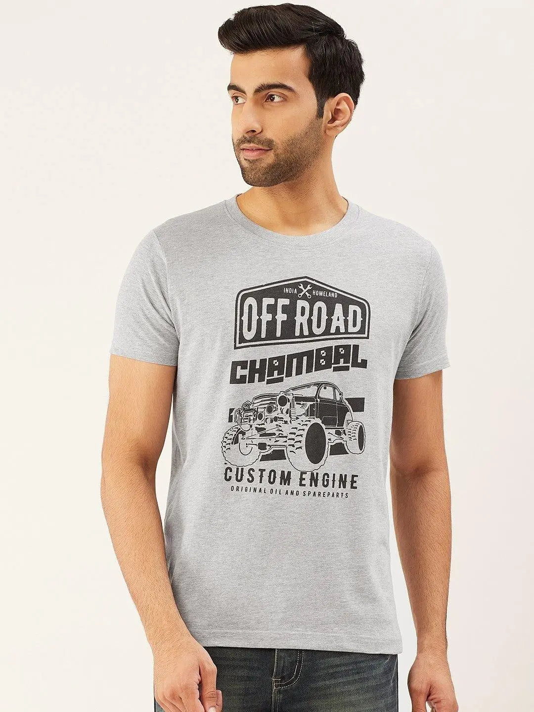 Offroad Grey T-Shirt - The Chambal