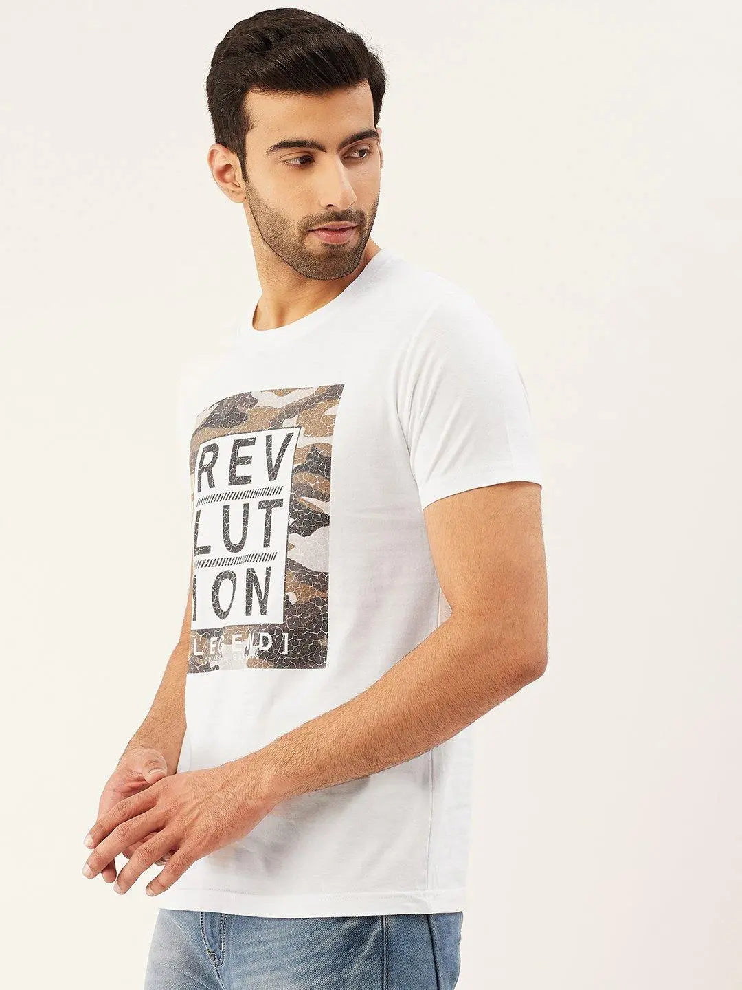Revlution White T-Shirt - The Chambal