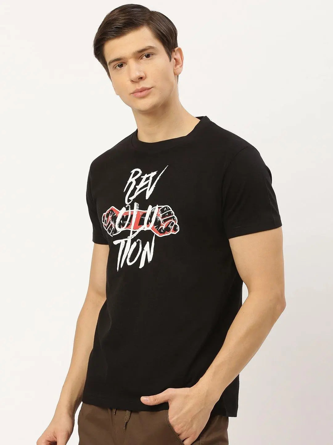 Revolution Black T-Shirt - The Chambal