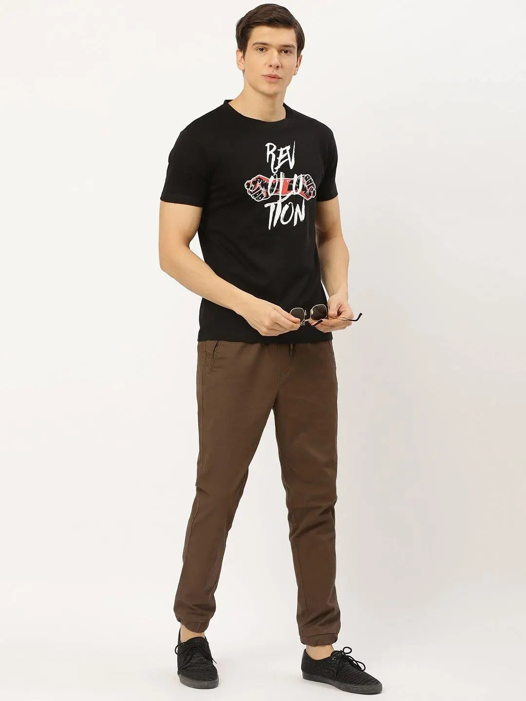 Revolution Black T-Shirt - The Chambal