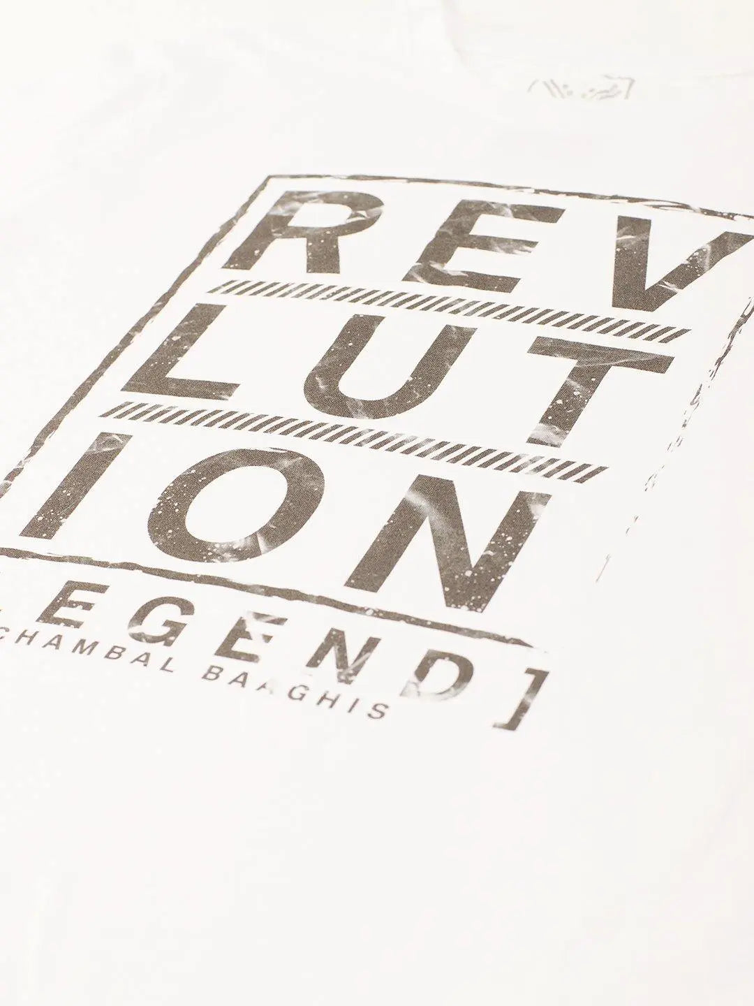 Revlution White T-Shirt - The Chambal