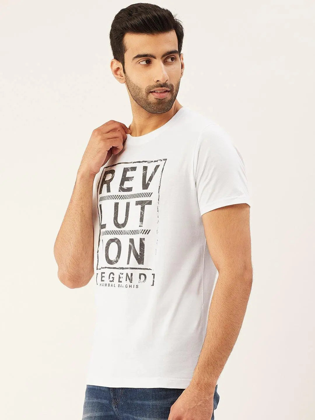 Revlution White T-Shirt - The Chambal