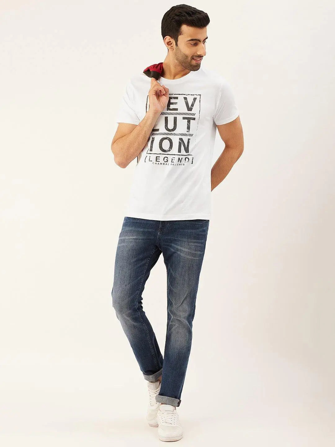 Revlution White T-Shirt - The Chambal