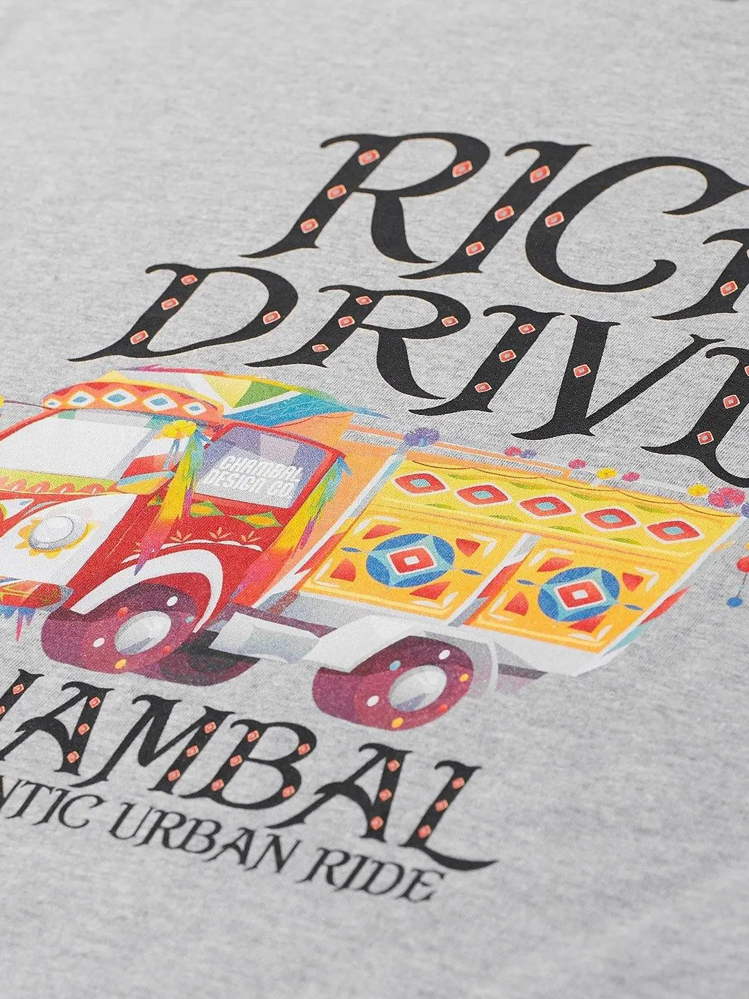 Rich Drive Grey T-Shirt - The Chambal