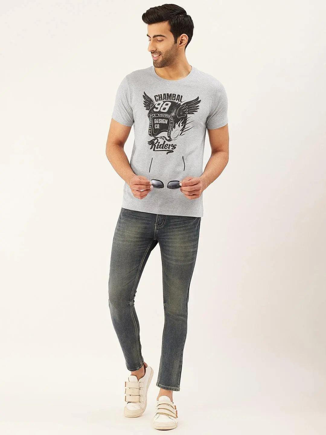 Chambal Rider Grey T-Shirt - The Chambal