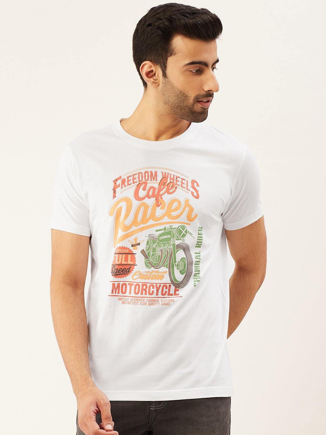 Ride More White T-Shirt - The Chambal