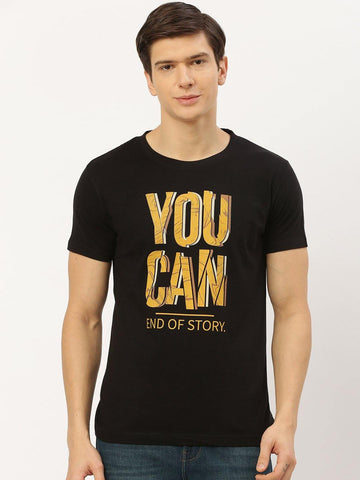 You Can Black T-Shirt - The Chambal