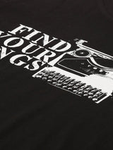 Wings Black T-Shirt - The Chambal