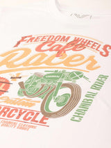 Ride More White T-Shirt - The Chambal